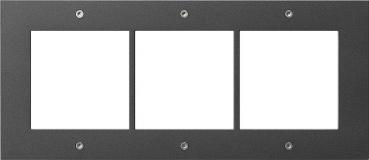 Gira Designrahmen 3f TŸrstation AP Gira TX_44 Anthrazit 850367
