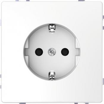 Merten Steckdose, BRS, Steckklemmen, Lotoswei§, System Design MEG2300-6035