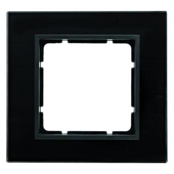 Berker B.7 Glasrahmen 1-Fach schwarz 10116616