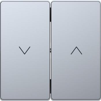 Merten Wippe fŸr Rollladenschalter und -taster, Edelstahl, System Design MEG3855-6036