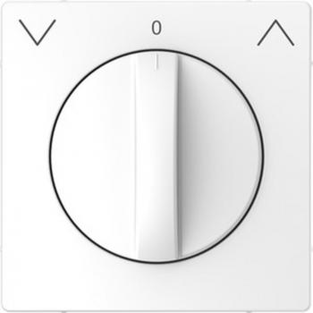 Merten Abdeckung Rollladen-Tast-Rastschalter-Einsatz, Lotoswei§, System Design MEG3875-6035