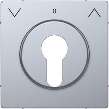 Merten Abdeckung Rollladen-Tast-Rastschalter-Eins_tze, Edelstahl, System Design MEG3883-6036