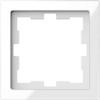 Merten D-Life Glas Rahmen, 1fach, Kristallwei§ MEG4010-6520