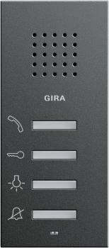 Gira Wohnungsstation AP System 55 Anthrazit 125028