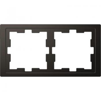 Merten D-Life Rahmen, 2fach, Anthrazit MEG4020-6534