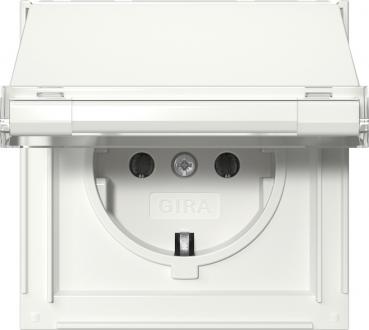 Gira SCHUKO KD + BSF Gira TX_44 Reinweiß 441066