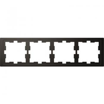 Merten D-Life Rahmen, 4fach, Anthrazit MEG4040-6534
