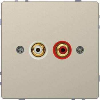 Merten Steckdose fŸr Audio Anschluss, Sahara, System Design MEG4350-6033