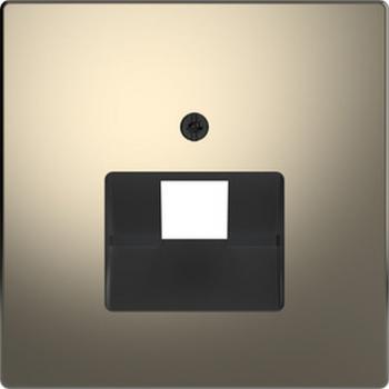 Merten Abdeckung UAE-Einsatz, 1fach, Nickelmetallic, System Design MEG4521-6050