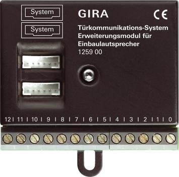Gira Erweiterungsmodul Einbaulautsprecher TŸrkommunikation 125900