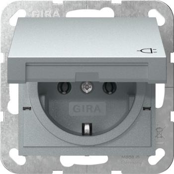Gira SCHUKO KD System 55 F Alu 445426