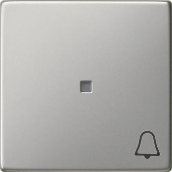 Gira System 55 Kontrollwippe mit Symbol Klingel Edelstahl 0286600