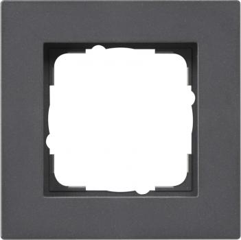 Gira Abdeckrahmen 1f flach Gira E2 Anthrazit 0211235
