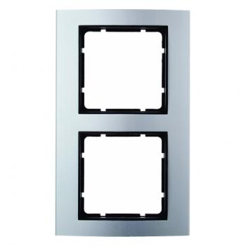 Berker B.3 Rahmen 2-Fach Alu/anthrazit 10123004
