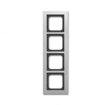 B+J Busch-axcent¨,  Rahment 4-fach titan 1724-276