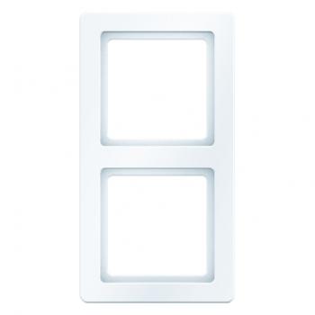 Berker Q.1 Rahmen 2-Fach polarweiß, samt 10126089