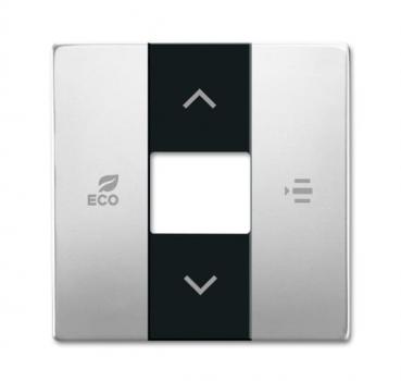 B+J Zentralscheibe, edelstahl, ABB-free@home, Abdeckungen pur Edelstahl 6236-866