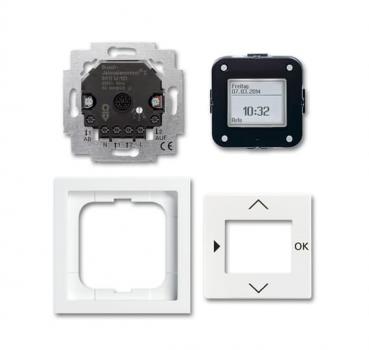B+J Jalousie-Komfort-Timer, Komplettset, studiowei§, Jalousiemanagement, Busch-Jalousiecontrol II 6411 UJ-84-101