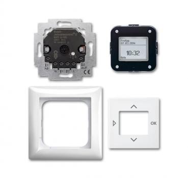 B+J Jalousie-Komfort-Timer, Komplettset, alpinwei§, Jalousiemanagement, Busch-Jalousiecontrol II 6411 UJ-914-101