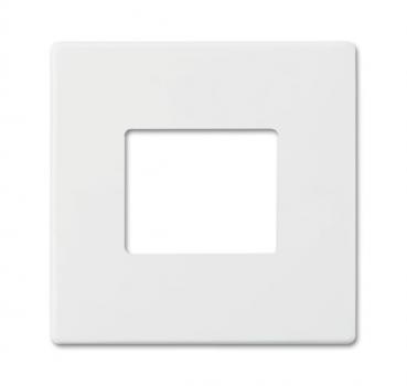 B+J Zentralscheibe, studioweiß matt, future linear, Bedienelemente für Bewegungsmelder/Komfortschalter 6476-884