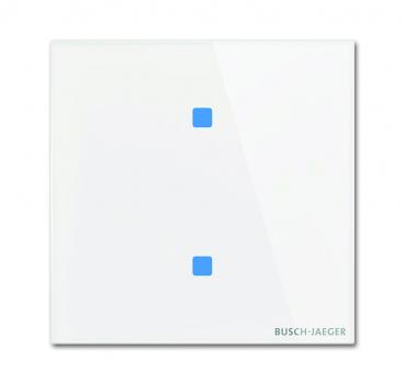 B+J Touch-Bedienelement, 2-fach, Busch-Installationsbus KNX, Busch-tacteo TB/U2.4.11-CG