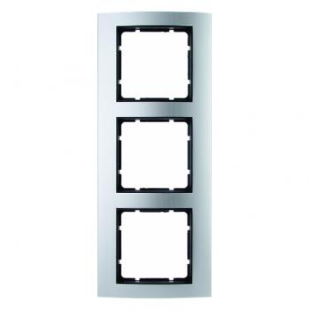Berker B.3 Rahmen 3-Fach Alu/anthrazit 10133004