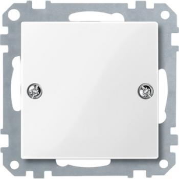 Merten Blindabdeckung für Sonderanfertigung Kommunikation/EDV, polarweiß glänzend System M 461819