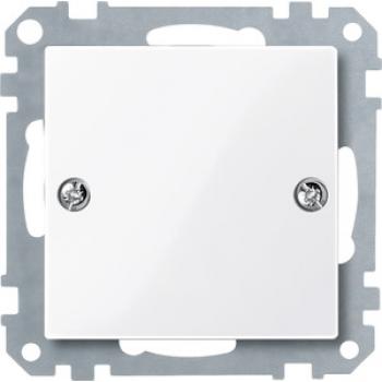 Merten Blindabdeckung für Sonderanfertigung Kommunikation/EDV, aktivweiß glänzend System M 461825