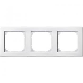 Merten M-SMART-Rahmen, 3fach, polarweiß 462319