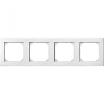 Merten M-SMART-Rahmen, 4fach, polarweiß 462419