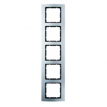 Berker B.3 Rahmen 5-Fach Alu/anthrazit 10153004