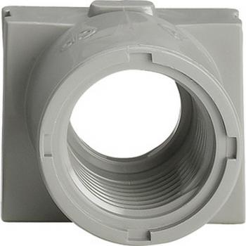 Merten Schieber mit Stutzen, (10x), lichtgrau, AQUASTAR MEG3962-8029