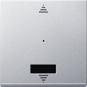 Merten Wippe fŸr Taster-Modul 1fach mit IR (Pfeile Auf/Ab), aluminium, System M MEG5214-0460