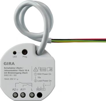Gira Schalt-/Jal.aktor 2f/1f 16 A UP OneKNX 506200