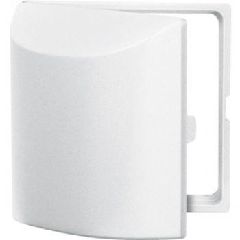 Merten Zwischenring mit Klappdeckel für Kombieinsätze nach DIN 49075, polarweiß, System M 518219