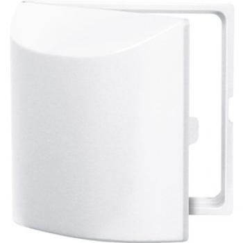 Merten Zwischenring mit Klappdckel für Kombieinsätze nach DIN 49075, aktivweiß glänzend, Sysstem M 518625