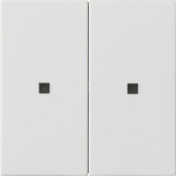 Gira Wippe 2f unbedruckt Kontrollf. System 55 Reinweiß m 536927