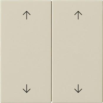 Gira Wippe 2f Pfeile System 55 Cremeweiß 538701