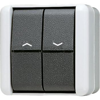 Jung WG 800 IP44 Jalousie-Wippschalter Taster 1-pol. 839VW