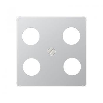 Jung A500 SAT-Abdeckung 4loch Aluminium A561-4SAT1AL