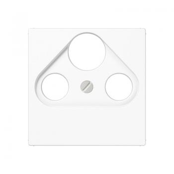 Jung A500 / AS500 SAT-Adeckung 3loch Alpinweiß A561PLSATWW