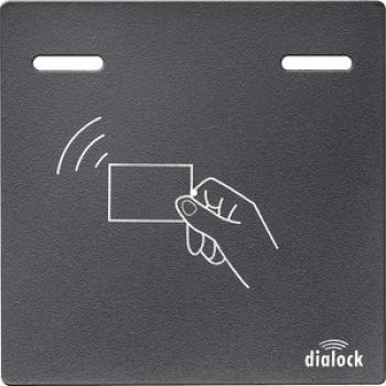 Merten Zentralplatte für Häfele Dialock Merten WT, anthrazit, System M 587514