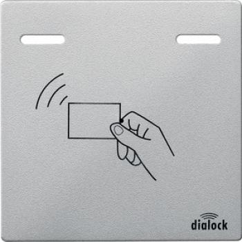 Merten Zentralplatte für Häfele Dialock Merten WT, aluminium, System M 587560