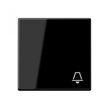 Jung A500 Wippe mit Symbol Klingel Schwarz A590KSW