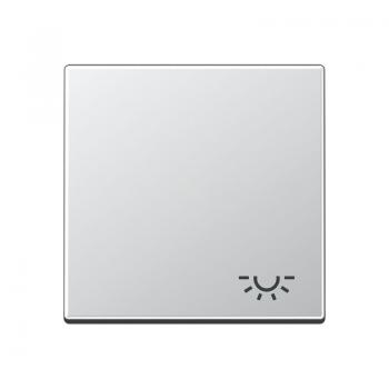 Jung A500 Wippe mit Symbol Licht Aluminium A590LAL
