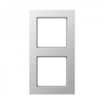 Jung A500 creation Rahmen 2fach Aluminium AC582AL