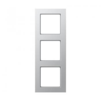 Jung A500 creation Rahmen 3fach Aluminium AC583AL