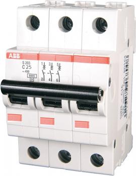 ABB S203-C25 Sicherungsautomat C25A 3polig