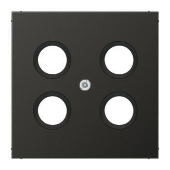 Jung LS990 SAT-Adeckung 4loch Anthrazit AL2990-4SAT1AN