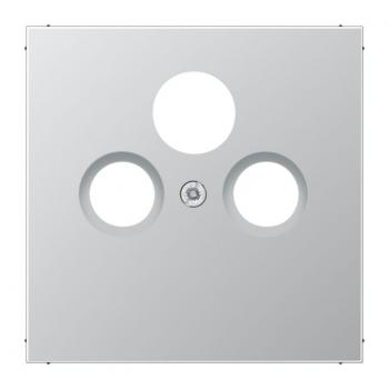 Jung LS990 SAT-Adeckung 3loch Aluminium AL2990SAT
